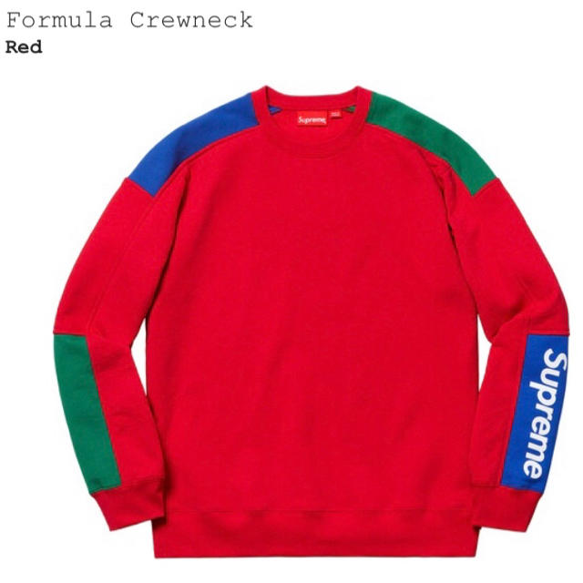 Formula Crewneck 赤 Sサイズ