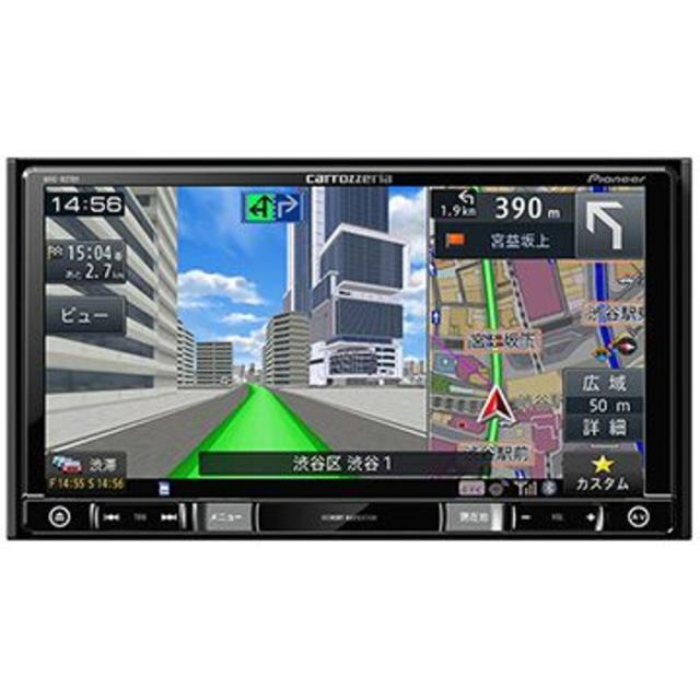 Pioneer(パイオニア)の新品 楽ナビ AVIC-RZ701＋ダイソン ヘアードライヤーHD01_WSN 自動車/バイクの自動車(カーナビ/カーテレビ)の商品写真