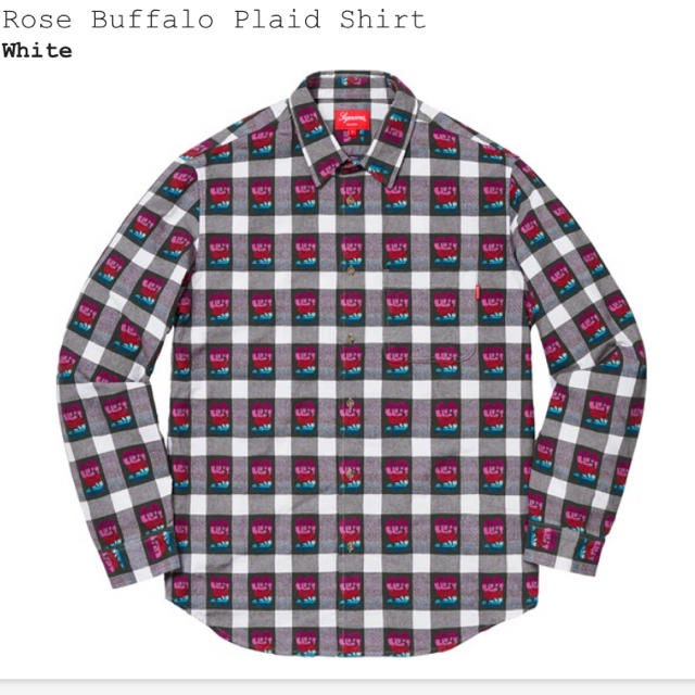 Supreme Rose Buffalo Plaid Shirt 新品Mサイズ