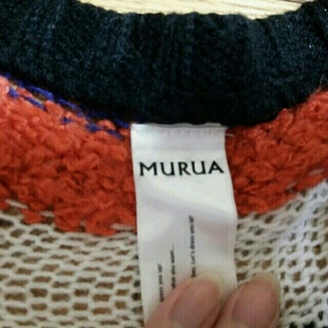 MURUA(ムルーア)のムルーア→ニットワンピース レディースのワンピース(ひざ丈ワンピース)の商品写真