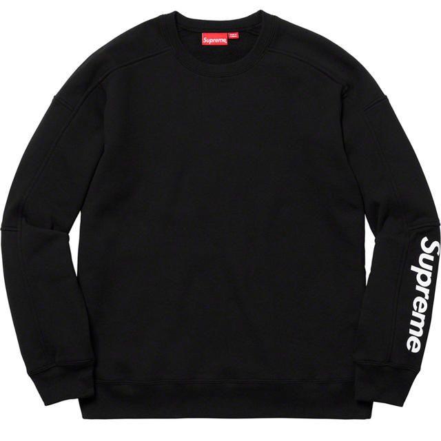 シュプリーム Supreme  Crew neck スウェット トレーナー　黒