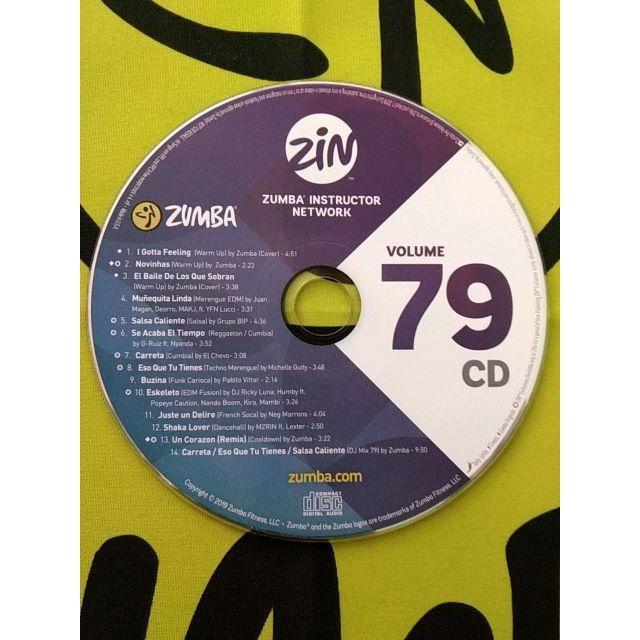 Zumba(ズンバ)のZUMBA　ズンバ　ZIN79　CD　最新作　インストラクター専用 エンタメ/ホビーのCD(ワールドミュージック)の商品写真