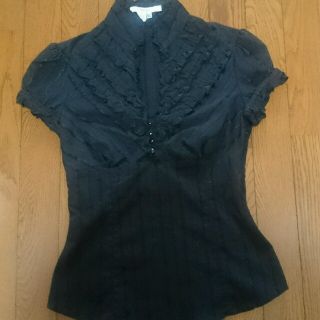 ザラ(ZARA)のZARA BASIC ブラウス風トップス(シャツ/ブラウス(半袖/袖なし))