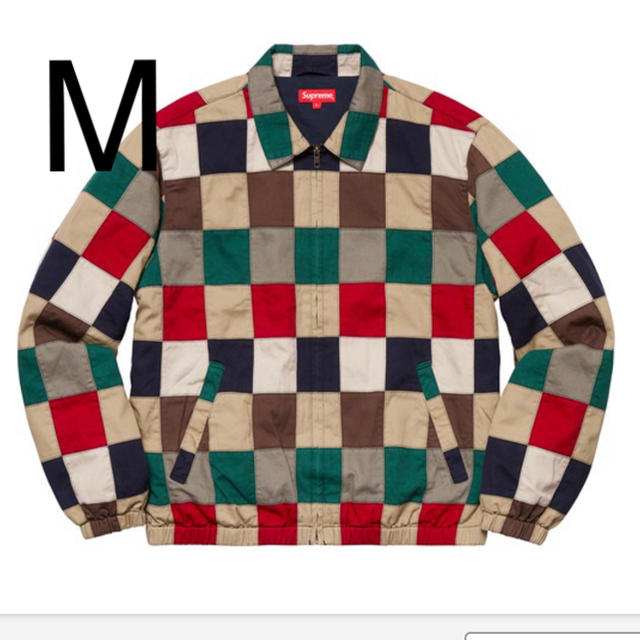 supreme M patchwork Harrington jacket