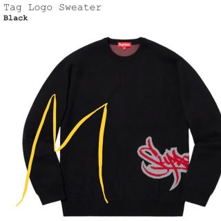 シュプリーム(Supreme)のTag logo sweater Supreme  19ss(ニット/セーター)