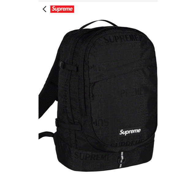 19ss Supreme Backpack black