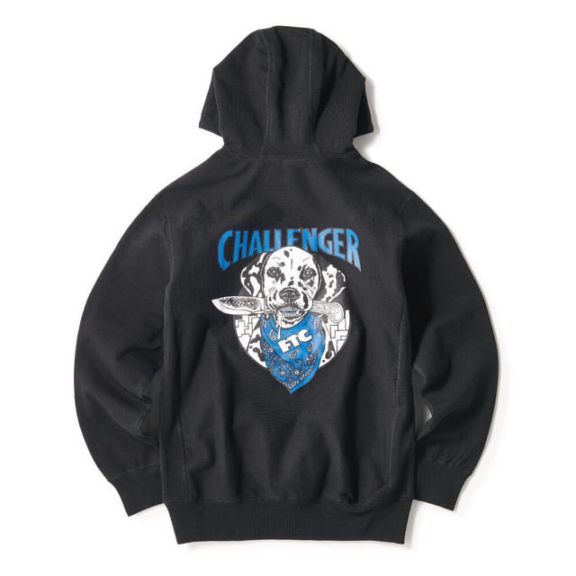 FTC×CHALLENGER PULLOVER HOODY M グレー