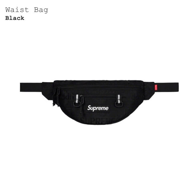 supreme  Waist Bag 19ss