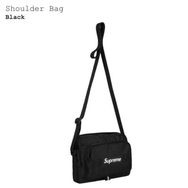 Shoulder Bag Black  supreme 19ss 1