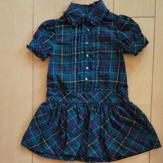 ラルフローレン(Ralph Lauren)の美品 RALPH LAUREN チェックワンピース 2T(ワンピース)