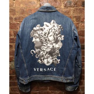 ヴェルサーチ(VERSACE)のversace denim jacket size 56 XL(Gジャン/デニムジャケット)