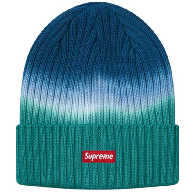 Supreme Overdyed Beanie Teal Tie Dyeニット帽/ビーニー