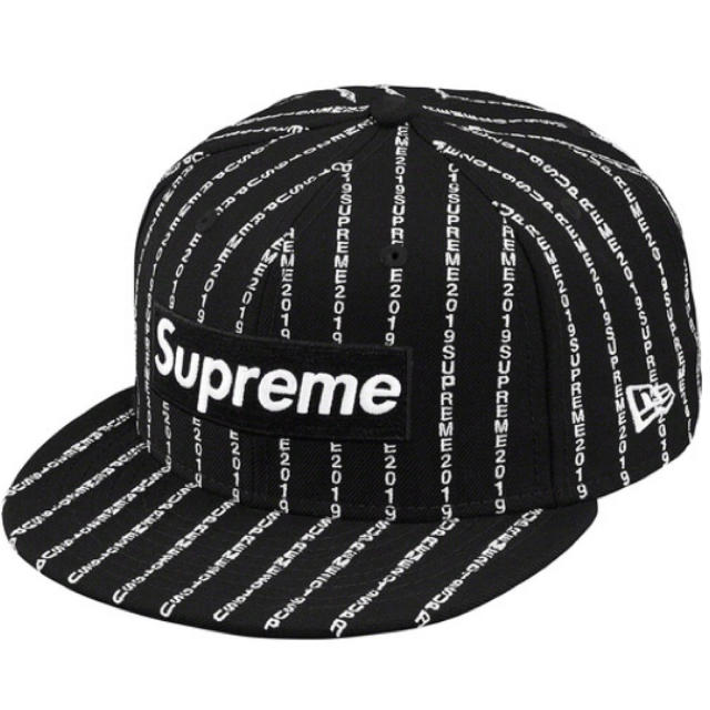 【新品未使用】Supreme×NewEra 7-3/8 58.7cm Black