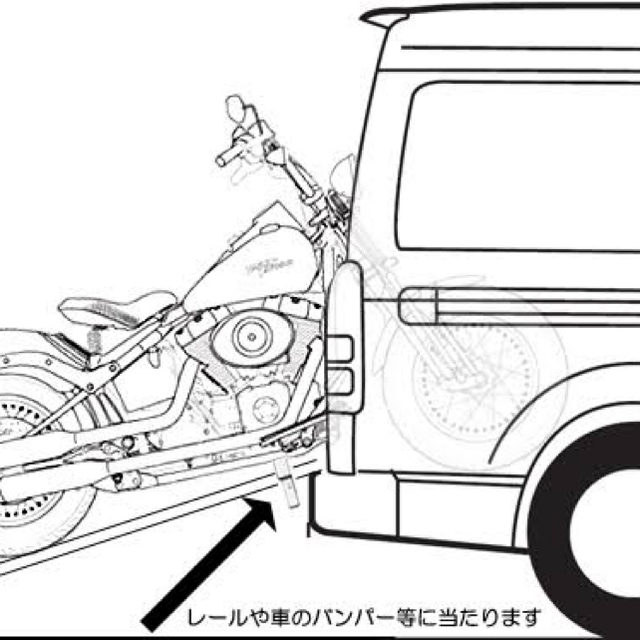 Harley Davidson(ハーレーダビッドソン)のハーレーダビッドソ用 スタンドロッカー 自動車/バイクのバイク(装備/装具)の商品写真