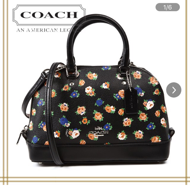 COACH  ミニハンドバッグ花柄