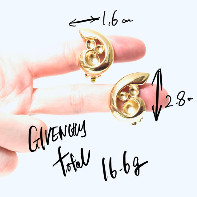 GIVENCHY(ジバンシィ)のGIVENCHY 70’s80’s vintage earring No119 レディースのアクセサリー(イヤリング)の商品写真