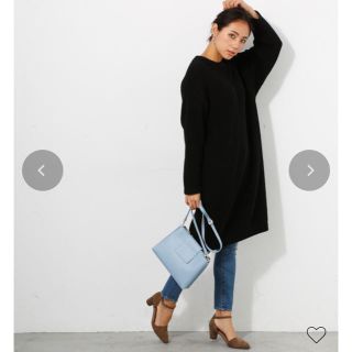 アズールバイマウジー(AZUL by moussy)の☆aki☆様専用    ワッフル編みチュニックワンピース 新品(ひざ丈ワンピース)