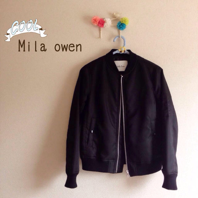 Mila Owen(ミラオーウェン)のMila owen＊MA-1ブルゾン レディースのジャケット/アウター(ブルゾン)の商品写真