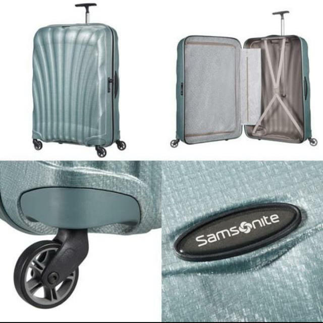 Samsonite(サムソナイト)の☆新品☆サムソナイトスーツケース123L アイスブルー メンズのバッグ(トラベルバッグ/スーツケース)の商品写真