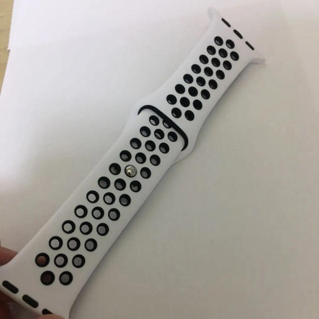 人気スポーツバンド (Apple Watch 42mm, ブラック+ブルー)  メンズの時計(腕時計(デジタル))の商品写真