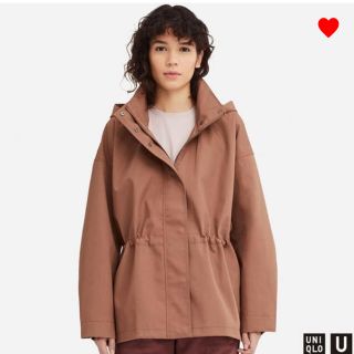 ユニクロ(UNIQLO)のUNIQLOU ブロックテックジャケット ブラウン(ナイロンジャケット)