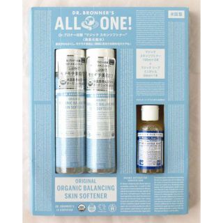 ドクターブロナー(Dr.Bronner)のドクターブロナー マジック スキンソフトナー (化粧水２本＋マジックソープ）(化粧水/ローション)