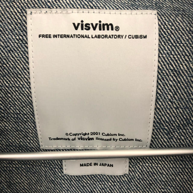 VISVIM(ヴィスヴィム)のvisvim デニムジャケット メンズのジャケット/アウター(Gジャン/デニムジャケット)の商品写真