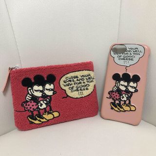 ディズニー(Disney)の☆まめ子様ご専用☆Disney ポーチ&iPhoneケース(iPhoneケース)