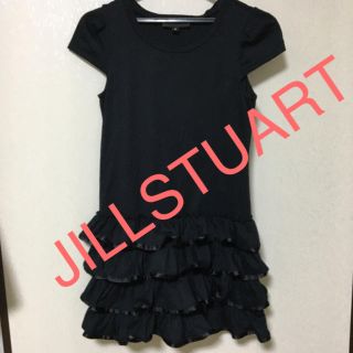 ジルスチュアート(JILLSTUART)のJILL STUARTミニワンピース黒(ミニワンピース)