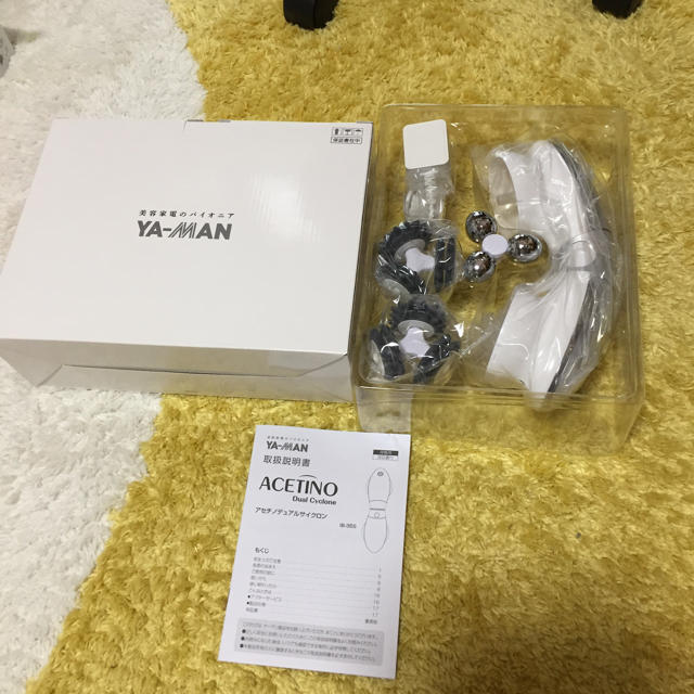 YA-MAN(ヤーマン)のお値下げ！ヤーマン アセチノデュアルサイクロン スマホ/家電/カメラの美容/健康(ボディケア/エステ)の商品写真