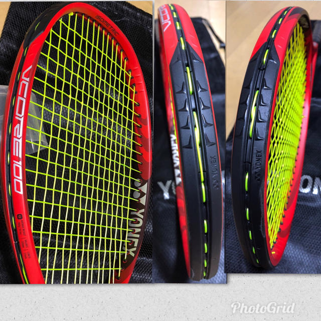 YONEX(ヨネックス)の☆送料込☆最新ハイテク機種 使用僅かの極美品YONEX VCORE100 G2 スポーツ/アウトドアのテニス(ラケット)の商品写真