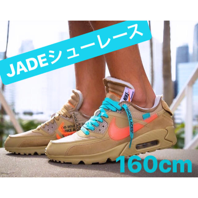 NIKE(ナイキ)のjade カラー シューレース offwhite SHOELACE メンズの靴/シューズ(その他)の商品写真