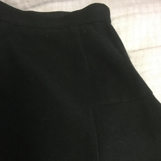 Rope' Picnic(ロペピクニック)のロペピクニック ウール 黒 フレアースカート レディースのスカート(ひざ丈スカート)の商品写真