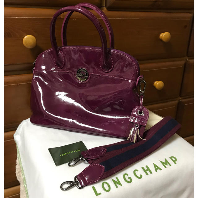 LONGCHAMP(ロンシャン)のロンシャン エナメルバッグ レディースのバッグ(トートバッグ)の商品写真