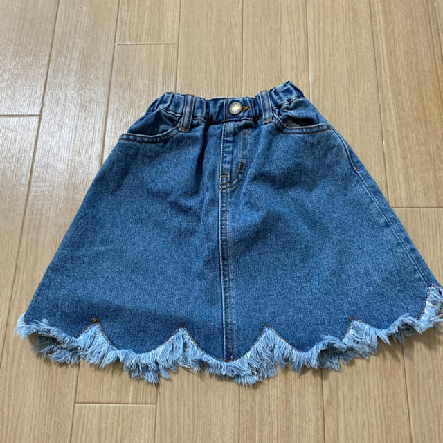 MARKEY'S(マーキーズ)のデニムロングスカート キッズ/ベビー/マタニティのキッズ服女の子用(90cm~)(スカート)の商品写真