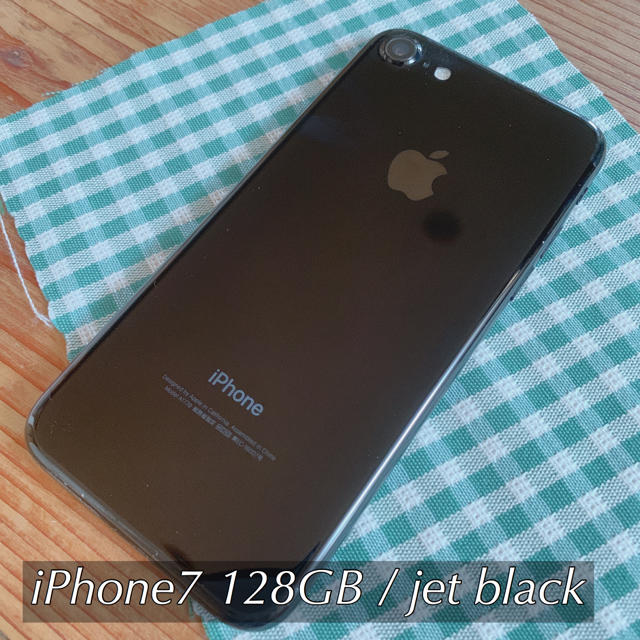 iPhone7 128gb / JET black / softbank