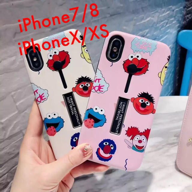 新作♡セサミストリート♡スタッキングiPhoneケース スマホ/家電/カメラのスマホアクセサリー(iPhoneケース)の商品写真