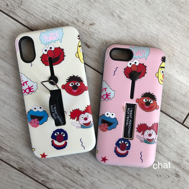 新作♡セサミストリート♡スタッキングiPhoneケース スマホ/家電/カメラのスマホアクセサリー(iPhoneケース)の商品写真