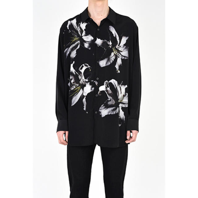 美品 LAD MUSICIAN musician】花柄シャツ【42】 【lad - シャツ