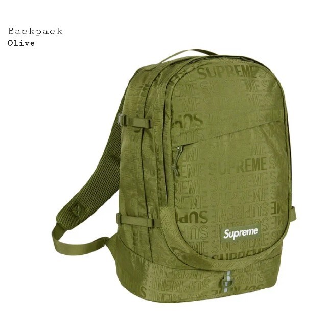 2019 本日限定特価！Supreme Backpack