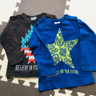 ブリーズ(BREEZE)のちくわ姫様 BREEZE ロンT 2枚セット 90cm(Tシャツ/カットソー)