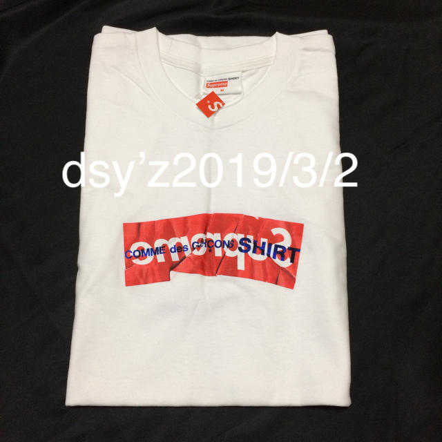 Supreme - supreme comme des garçon box logo t m