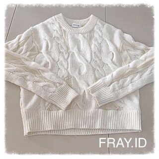 フレイアイディー(FRAY I.D)のFRAY.ID💓ケーブルニット(ニット/セーター)