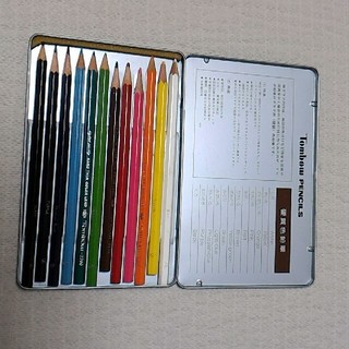 トンボエンピツ(トンボ鉛筆)のトンボ硬質色鉛筆12カラー(色鉛筆)