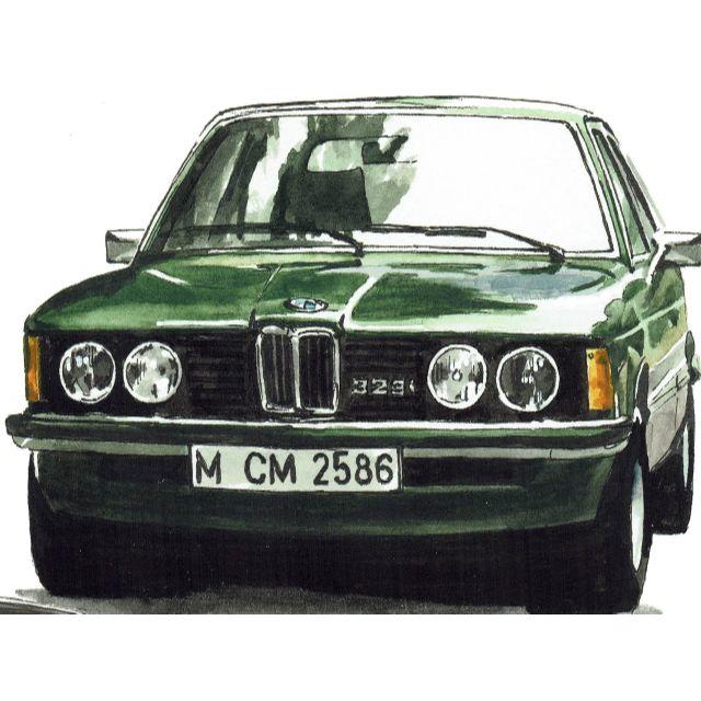 GC-1081 BMW 323i/2002限定版画 直筆サイン額装●作家平右ヱ門 2