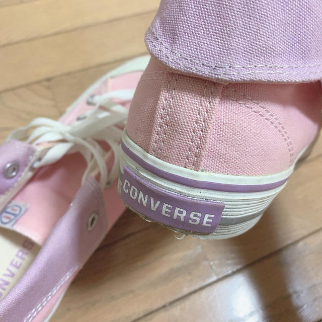 CONVERSE(コンバース)のコンバース スニーカー 24.5cm ピンク レディースの靴/シューズ(スニーカー)の商品写真