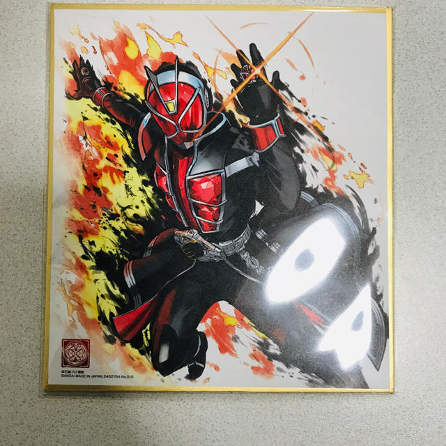 BANDAI(バンダイ)の仮面ライダー 色紙Art  ウィザード 鎧武 セット エンタメ/ホビーのフィギュア(特撮)の商品写真