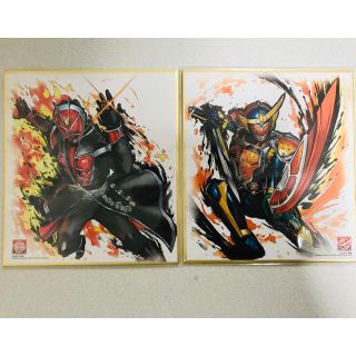 バンダイ(BANDAI)の仮面ライダー 色紙Art  ウィザード 鎧武 セット(特撮)