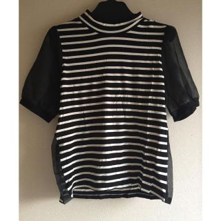 マーキュリーデュオ(MERCURYDUO)のマーキュリーデュオ ボーダーカットソーＴシャツ スナイデルココディールユニクロ(Tシャツ(半袖/袖なし))