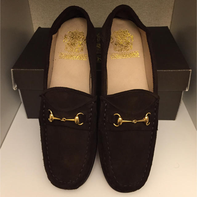 Shinzone(シンゾーン)のCAMINAND ローファー チョコレート レディースの靴/シューズ(ローファー/革靴)の商品写真
